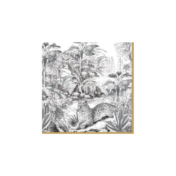 20 servilletas de papel lunch Retro Jungle