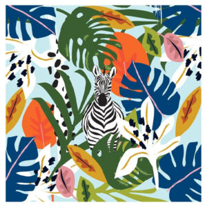 20 servilletas de papel lunch Tropical Vibes